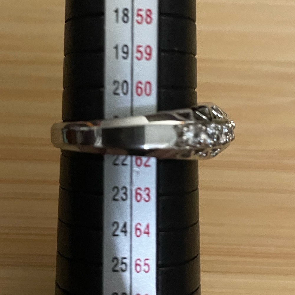 Women's Ring CZ Silver - Picture 3 of 7